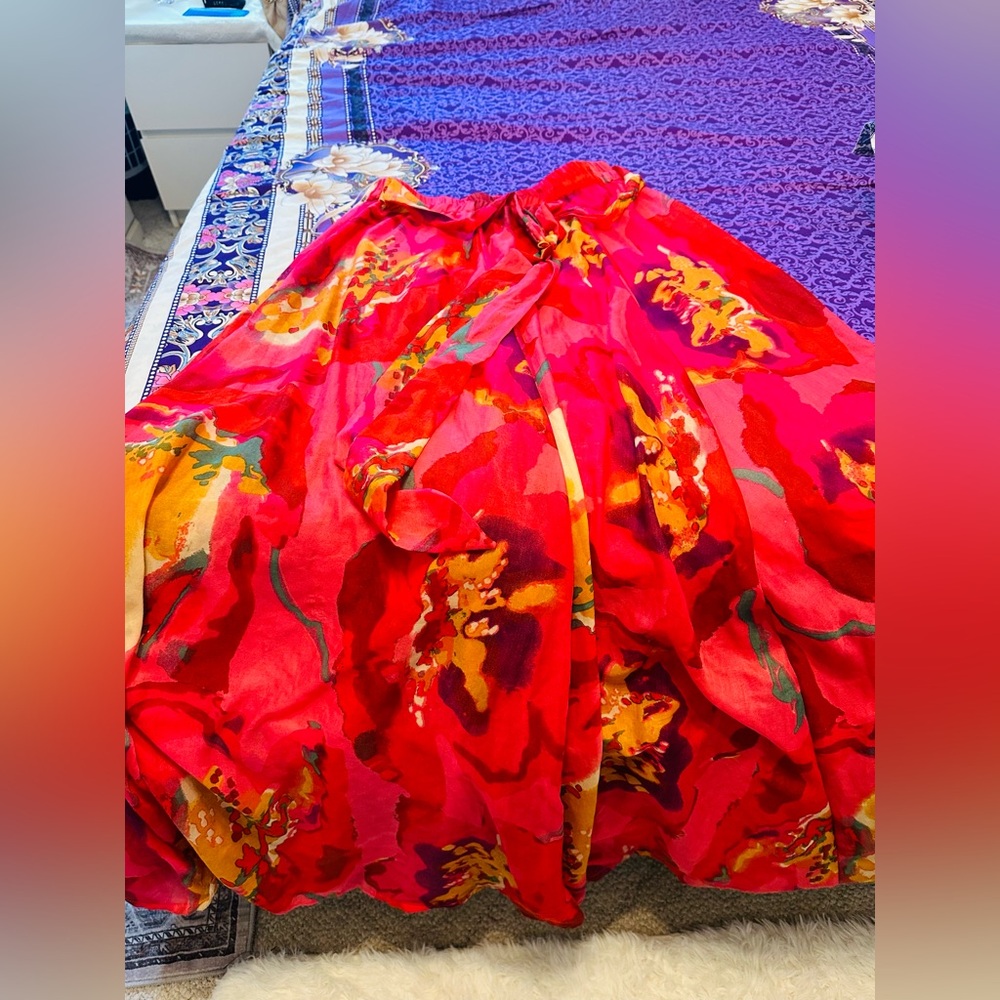 Women long maxi skirt summer outfit
